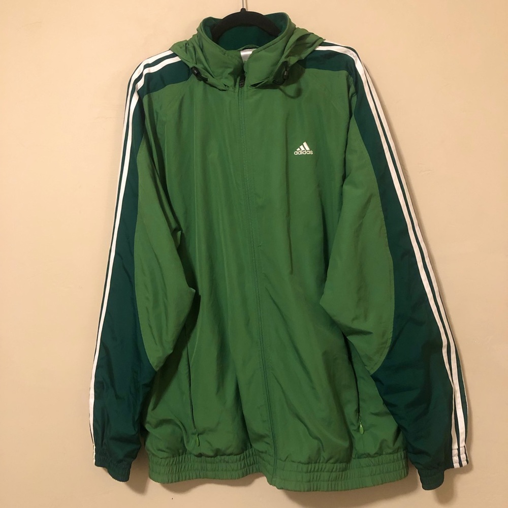 Green Adidas Track Jacket